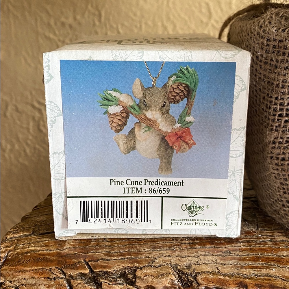 🎄Vintage🎄Fitz & Floyd Charming Tails Christmas Ornament - Picture 9 of 10